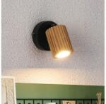 Brilagi - Aplica spot de perete MODERN WOOD 1xGU10/8W/230V lemn/negru (BG2590)