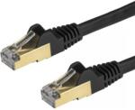 StarTech UTP CAT6A Összekötő Fekete 7.5m 6ASPAT750CMBK (6ASPAT750CMBK)