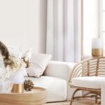 Eurofirany Kenda drapéria, Eurofirany, poliészter, 140x250cm, fehér (423995)