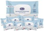 Chicco nedves törlőkendő csomag, 97% víztartalommal, Alkohol- és szappanmentes, 0 hónap+, 12 csomag x 72 db (120500PK12-7)