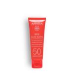 APIVITA Strandápoló krém, Anti-Spot és öregedésgátló arckrém SPF50, Apivita, 50 ml