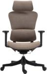 Kring Kurt ergonomikus irodai szék, nagy teherbírású, 150 kg-os, többféle kábelállítás, hálós, barna