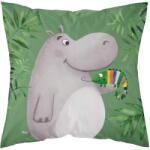 Detexpol Gyerekpárnahuzat Jungle Hippo, Detexpol, Pamut, 40 x 40 cm, Többszínű (2350600)