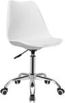 Kring Siena Irodai szék, Állítható magasság, PP/PU, Fehér