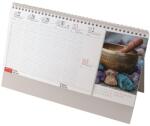 Realsystem Asztali naptár 320mmx155mm, Meditáció fehérlapok álló tartóval Realsystem 2027 (7941-99) - web24