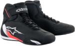 Alpinestars SEKTOR Cipő, fekete/ fehér/ fluo piros, 2025, mérete 45, 5 (M130-571-455)