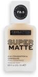 Revolution Relove Supermatte Foundation F8.5 24 ml