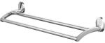 BISK Suport prosop baie Bisk Emotion, tip bară, 2 brațe, 61 cm, crom satinat (BIS03107)