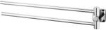BISK Suport prosop baie Bisk Ice, mobil, cu 2 brațe, 40 cm, crom (BIS04863)