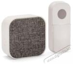 VELAMP Vezeték nélküli csengő DOM009 aljzathoz, 150 m, 36 dallam