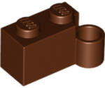 LEGO® Alkatrészek (Pick a Brick) Vörösesbarna 1X2 Elem Alsó Zsanérral 4215449 (4215449)