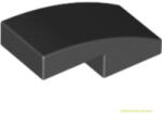 LEGO® Alkatrészek (Pick a Brick) Fekete 1x2 Íves Elem 6047276 (6047276)