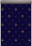 LOTOS Traversa Bisericeasca Lotos 578-810, Latime 2m, Marime 200 x 900 cm, Albastru, Inaltime Fir 9 mm, Festonata Surfilata Tivita, Antialergica, Polipropilena, Manastire, Biserica, Altar, Naos, Pronaos Covor