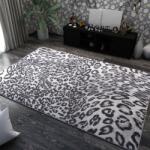 Kolibri Covor Leopard 11066-190, Marime 120 x 170 cm, Gri, Inaltime Fir 9 mm, Antialergic, Polipropilena, Living, Dormitor, Sufragerie, Birou Covor