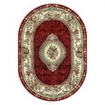 LOTOS Covor Oval Lotos 571-210, Marime 200 x 300 cm, Rosu, Inaltime Fir 8 mm, Antialergic, Polipropilena, Living, Dormitor, Sufragerie, Birou Covor