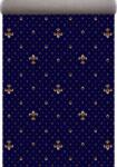 LOTOS Traversa Bisericeasca Lotos 578-810, Latime 2m, Marime 200 x 1000 cm, Albastru, Inaltime Fir 9 mm, Festonata Surfilata Tivita, Antialergica, Polipropilena, Manastire, Biserica, Altar, Naos, Pronao Covor