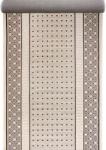 Natura Traversa Natura 903-19, Tip Iuta, Tesatura Plata, Latime 0.6m, Marime 60 x 900 cm, Crem, Festonata Surfilata Tivita, Antialergica, Polipropilena, Bucatarie, Sufragerie, Terasa Covor