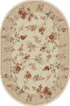 LOTOS Covor Oval Lotos 551-100, Marime 120 x 170 cm, Bej, Crem, Inaltime Fir 8 mm, Antialergic, Polipropilena, Living, Dormitor, Sufragerie, Birou Covor