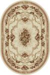 LOTOS Covor Oval Lotos 574-100, Marime 200 x 300 cm, Crem, Inaltime Fir 8 mm, Antialergic, Polipropilena, Living, Dormitor, Sufragerie, Birou Covor