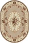 LOTOS Covor Oval Lotos 507-100, Marime 80 x 150 cm, Bej, Crem, Inaltime Fir 8 mm, Antialergic, Polipropilena, Living, Dormitor, Sufragerie, Birou Covor