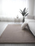 LOP Covor Premium Belgian LOP 080, Imitatie Blana Iepure, Marime 140 x 200 cm, Bej, Inaltime Fir 23 mm, Antiderapant, Antialergic, Poliester, Living, Dormitor, Sufragerie, Birou Covor
