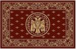 LOTOS Covor Bisericesc Lotos 15077-210, Imprimeu cu Vultur Bicefal, Marime 200 x 300 cm, Grena, Rosu, Inaltime Fir 8 mm, Antialergic, Polipropilena, Manastire, Biserica, Altar, Naos, Pronaos, Capela Covor