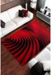 Kolibri Covor Spiral 11006-120, Marime 80 x 150 cm, Rosu, Inaltime Fir 9 mm, Antialergic, Polipropilena, Living, Dormitor, Sufragerie, Birou Covor