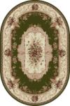 LOTOS Covor Oval Lotos 507-301, Marime 100 x 200 cm, Crem, Verde, Inaltime Fir 8 mm, Antialergic, Polipropilena, Living, Dormitor, Sufragerie, Birou Covor