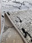 Cappuccino Traversa Cappuccino 16132-160, Inaltime Fir 7 mm, Latime 1.2m, Marime 120 x 600 cm, Gri, Festonata Surfilata Tivita, Antialergica, Polipropilena, Living, Dormitor, Coridor, Hol Covor