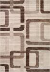 Daffi Covor Daffi 13151-130, Marime 60 x 110 cm, Crem, Maro, Inaltime Fir 6 mm, Antialergic, Polipropilena, Living, Dormitor, Sufragerie, Birou Covor