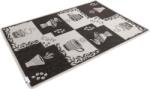 FLEX Covor Bucatarie Tip Iuta, Model Flex 950-80, Marime 75 x 200 cm, Gri, Antiderapant, Antialergic, Polipropilena, Living, Terasa, Sufragerie, Birou (COVOR FLEX 950/80 0.75X2) Covor