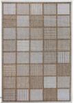 Jeans Covor Tip Iuta Jeans 19243-10, Marime 120 x 200 cm, Bej, Inaltime Fir Tesatura plata, Antialergic, Polipropilena, Bucatarie, Hol, Balcon Covor