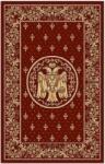 LOTOS Covor Bisericesc Lotos 15032-210, Imprimeu cu Vultur Bicefal, Marime 200 x 300 cm, Grena, Rosu, Inaltime Fir 8 mm, Antialergic, Polipropilena, Manastire, Biserica, Altar, Naos, Pronaos, Capela Covor