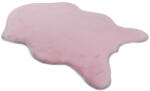 LOP Covor Premium Belgian LOP 020 Shapes, Imitatie Blana Iepure, Roz, Marime 50 x 80 cm, Lungime Fir 23 mm, Poliester, Antialergic, Living, Dormitor, Sufragerie, Birou Covor