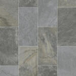 Salisbury Linoleum Rezidential Antiderapant Clasa 21, Belgia, Model Salisbury 996, Suport Spuma, Grosime 2.3 mm, Imitatie Piatra, Gri, Maro, PVC, Latime 2m, Marime 200 x 200 cm