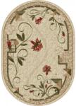 LOTOS Covor Oval Lotos 587-116, Marime 60 x 110 cm, Crem, Inaltime Fir 8 mm, Antialergic, Polipropilena, Living, Dormitor, Sufragerie, Birou Covor