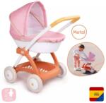 Smoby Baby Nurse: Fekvő babakocsi - rózsaszín (7600254124) - jatekbolt