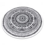 My carpet company My Carpet Company Fun Napkin Szalvéta Kör Szürke Kör 140 cm Szőnyeg