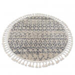 My carpet company kft My Carpet Company Berber Agadir G0522 Kör Krém/Szürke Rojt Shaggy Kör 160 cm Szőnyeg