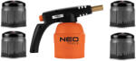 NEO TOOLS Газова горелка за 190 г патрони + 4 газови патрона 20-045 (20-045)