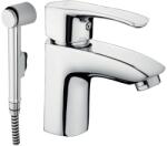 RUBINETA Baterie lavoar Rubineta Trento monocomanda finisaj crom lucios cu set de dus igienic (TN70008)