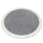 My carpet company My Carpet Company Berber 9000 Kör Szürke Rojt Shaggy Kör 160 cm Szőnyeg