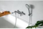 RUBINETA Baterie cada-dus Rubineta Ultra monocomanda crom lucios cu set de dus para 5 functii (U1KP08)