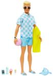 Mattel Barbie, Ken on the beach, papusa cu accesorii Papusa Barbie