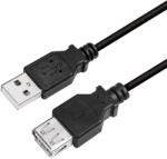 LogiLink USB 2.0 hosszabbító kábel 3m fekete (CU0011B) (CU0011B) (CU0011B)