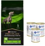 PRO PLAN PRO PLAN Veterinary Diets HA Hypoallergén Száraz kutyatáp 11kg + ENZO VET Hypoallergén diéta nyúllal kutyáknak 3x400g