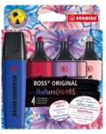 STABILO Evidențiator STABILO BOSS ORIGINAL NatureCOLORS Wildflower (set de 4)