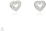 Újvilág Kollekció Ezüst szív fülbevaló - 02107-24
