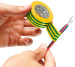 Handy 11089X Szigetelőszalag - 15 mm · 10 m - sárga-zöld