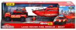 Majorette GS Land Rover tűzoltó autó hajóval (213716001038)